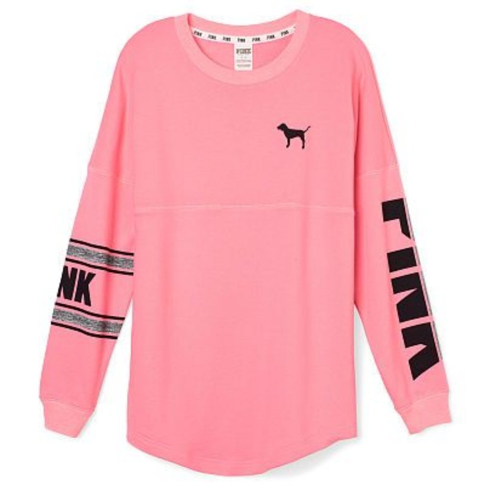 PINK Victoria's Secret Varsity Crew Sweatshirt